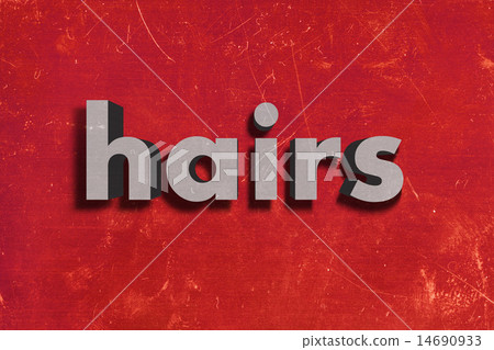 hairs word on red wall hairs word on red wall 14690933