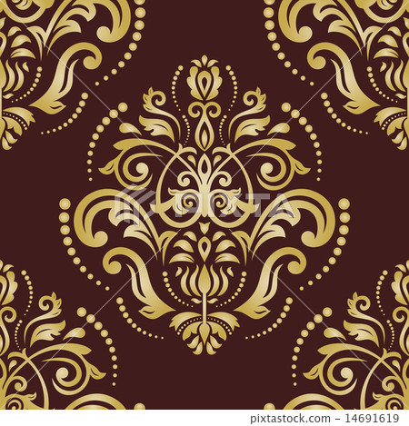 Orient Seamless Vector Pattern. Abstract Background 14691619