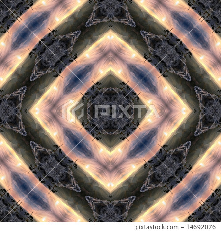 Kaleidoscopic of orange pink flowers background. Kaleidoscopic of orange pink flowers background. 14692076