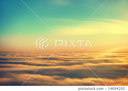 Amazing view from plane on the sky 14694202