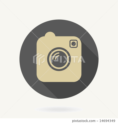 Camera Vector Icon With Flat Design 14694349