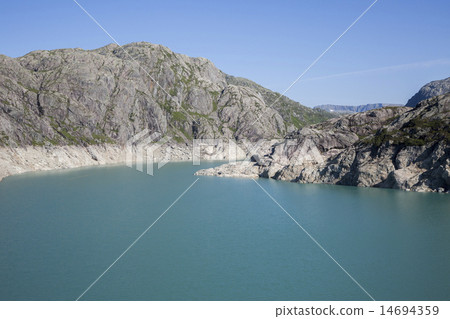 Artificial lake Bladalsvatnet (Hordaland, Norway) 14694359