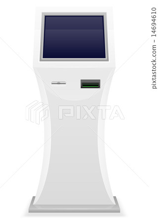 terminal for receiving cash payments vector 14694610