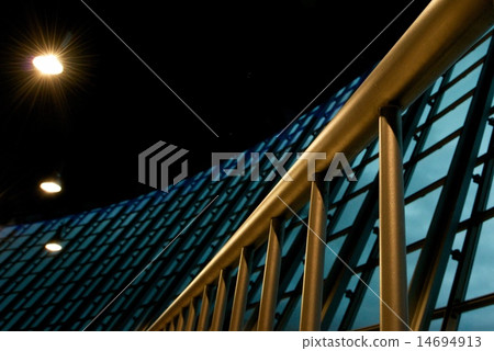 Railings, lights and windows at Nice Airport Railings, lights and windows at Nice Airport 14694913