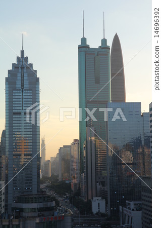 The streets of Shenzhen, China 14696392