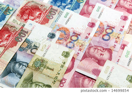 China,Macao and hong kong money bills background 14699854