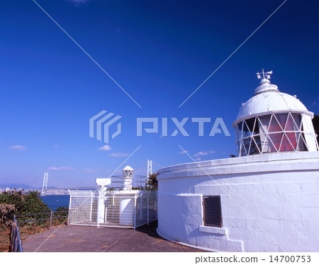 Awajishima，Ezaki燈塔和明石凱庫/ A排名燈塔/“瀨戶內海國家公園” 14700753