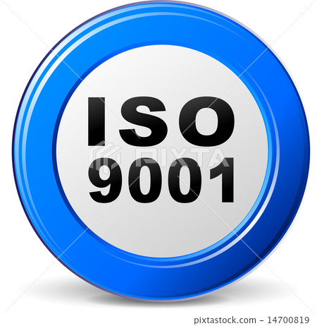 Vector iso 9001 icon Vector iso 9001 icon 14700819