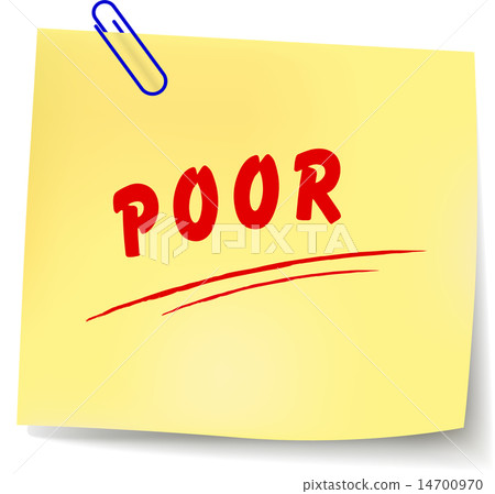 Vector poor message 14700970
