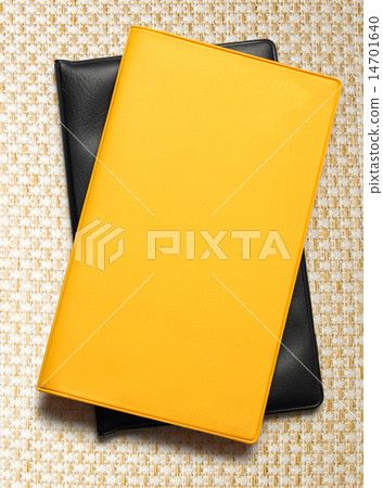 Yellow blank book 14701640