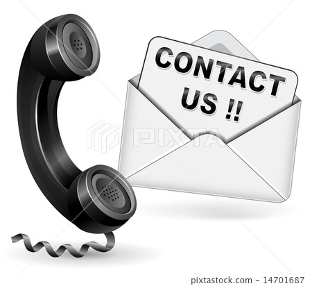 Vector contact icon illustration 14701687