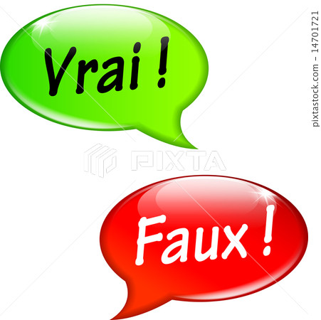 Vector right and wrong speech bubbles Vector right and wrong speech bubbles 14701721