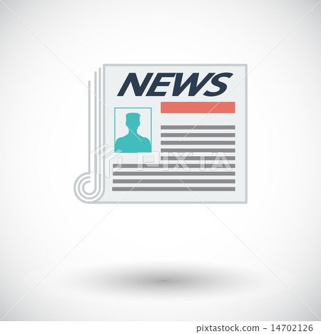 Newspaper icon. Newspaper icon. 14702126