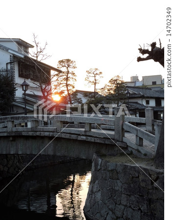 倉敷市日落視圖 14702349