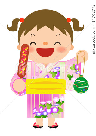 女孩穿著浴衣_悠悠釣魚·法蘭克福 女孩穿著浴衣_悠悠釣魚·法蘭克福 14702772