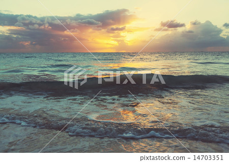 Sea sunset Sea sunset 14703351