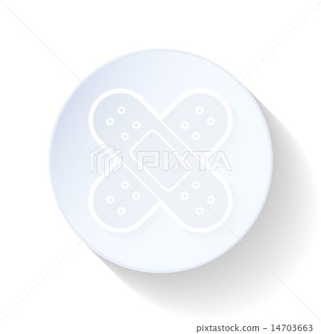 Band aid thin lines icon 14703663
