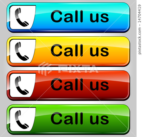Vector contact buttons Vector contact buttons 14704419