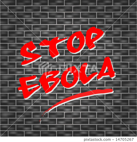 Vector stop ebola concept 14705267