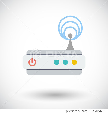 Router single icon. 14705606
