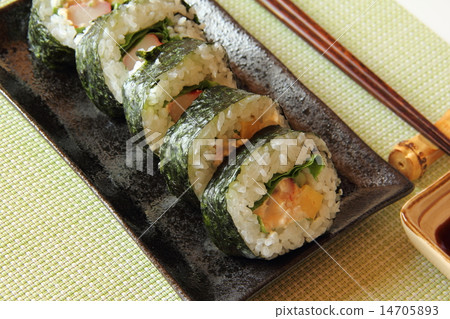 沙拉厚厚的壽司 14705893