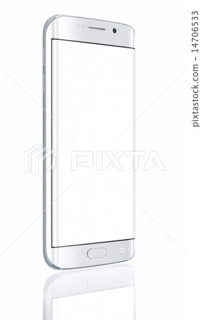 Smartphone edge with blank screen Smartphone edge with blank screen 14706533