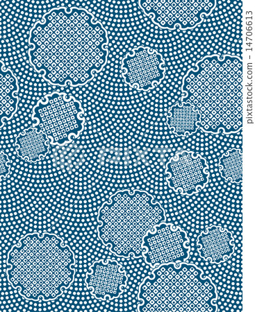 Snow rings Japanese traditional patterns 14706613