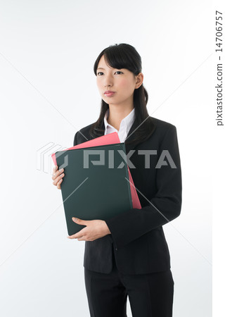 Office ladies with document files Office ladies with document files 14706757
