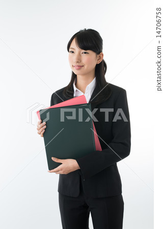 Office ladies with document files Office ladies with document files 14706758
