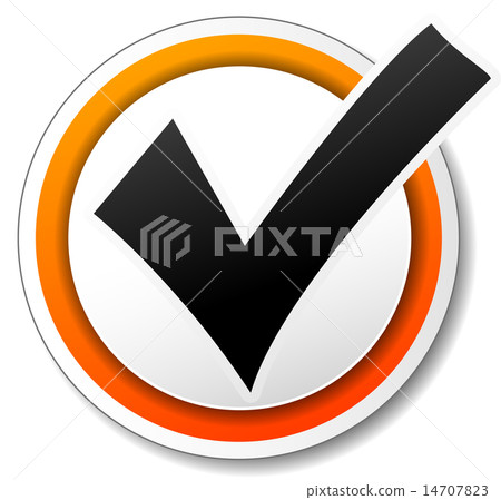 Vector check mark icon 14707823