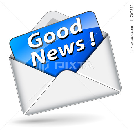 Vector good news envelope 14707851