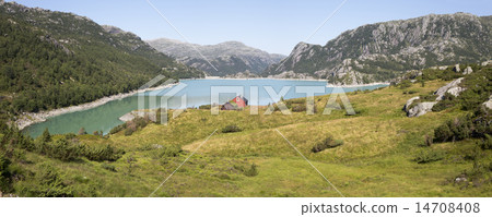 Artificial lake Fjellhaugvatn (Hordaland, Norway) 14708408