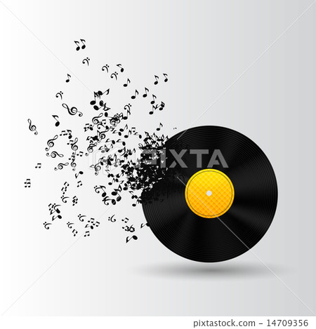 Abstract Music Background Vector Illustration for Your Design 14709356