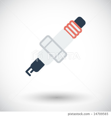 Sparkplug single icon. Sparkplug single icon. 14709565