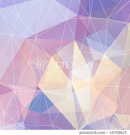 Polygonal abstract geometry background - Stock Illustration [14709625 ...