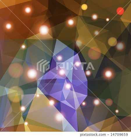 Polygonal abstract geometry background - Stock Illustration [14709659 ...