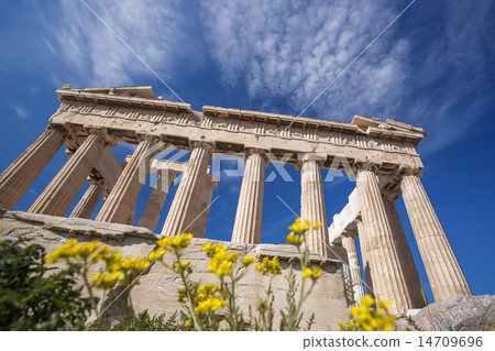 Acropolis with Parthenon temple in Athens, Greece 14709696