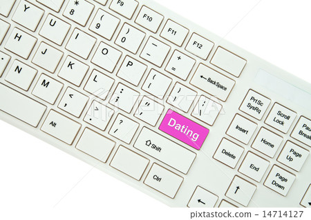 Wording Dating on computer keyboard on white Wording Dating on computer keyboard on white 14714127