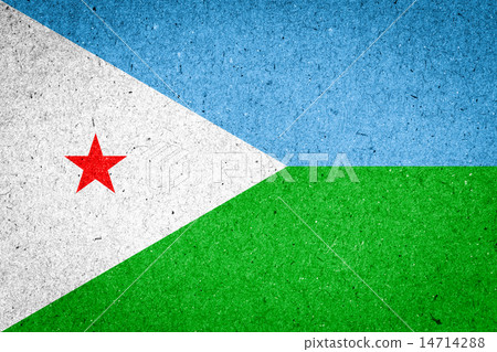Djibouti flag on paper background Djibouti flag on paper background 14714288