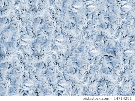 Hoarfrost textured background Hoarfrost textured background 14714291