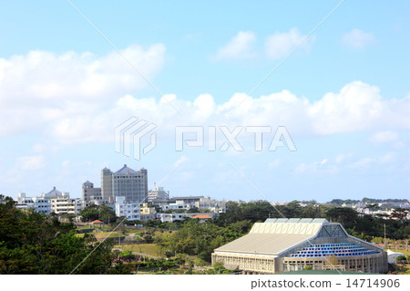 Urasoe city skyline in Okinawa Prefecture Urasoe city skyline in Okinawa Prefecture 14714906