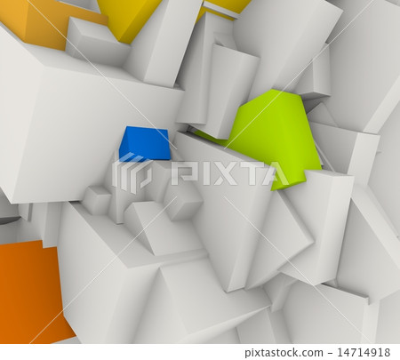 Cube background material Cube background material 14714918