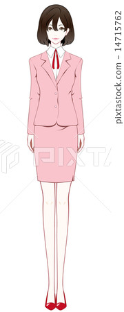 Female suit posture 14715762