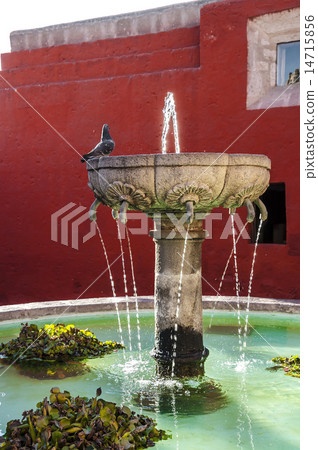Santa Catalina fountain in Arequipa monastery 14715856