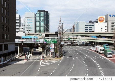 Landscape from Edobashi Minami-ji footbridge 14715871