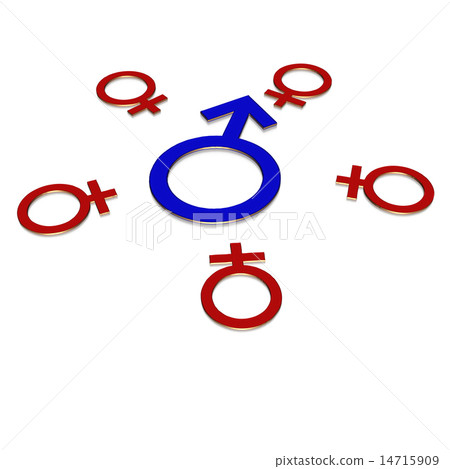 Male and female signs Male and female signs 14715909