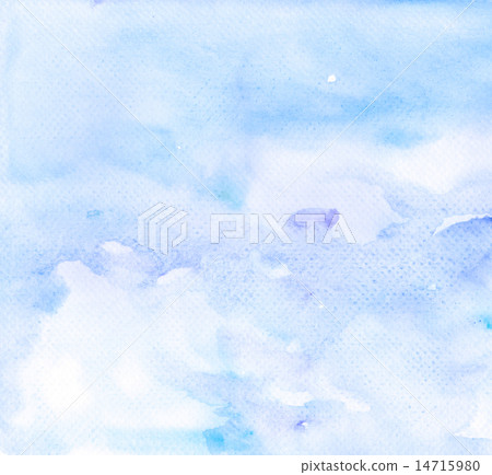 Abstract blue violet watercolor background 14715980