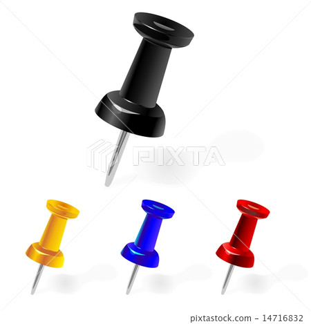vector set of clerical pins 14716832