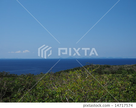 View of Izenajima, Iheyajima from Okinawa main island View of Izenajima, Iheyajima from Okinawa main island 14717574
