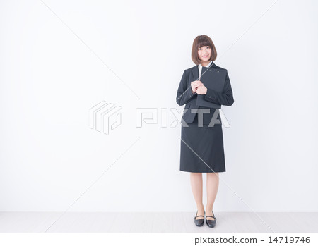 Business woman 20's Freshman whole body Business woman 20's Freshman whole body 14719746